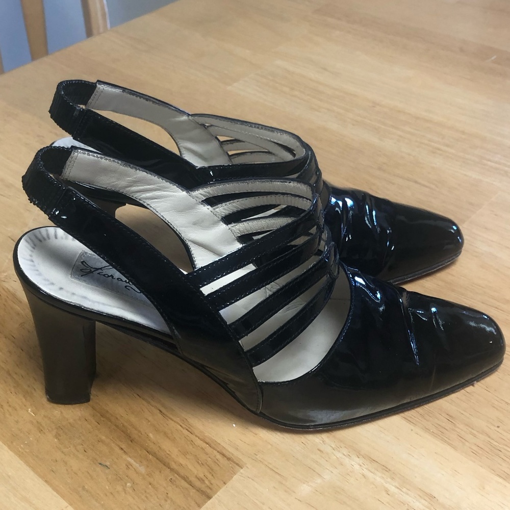 Black Italian made High Heels